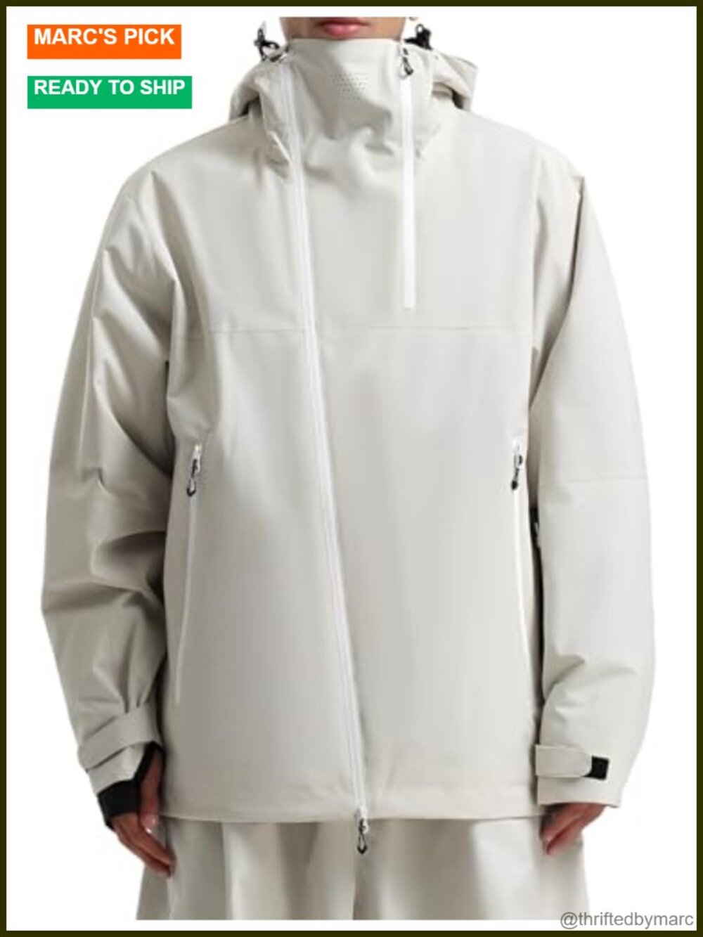 Unisex Baggy Ski Snowboard Jacket Waterproof Windproof Insulated 20K